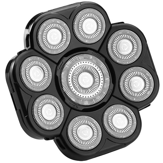 Upgraded 9 Blade Body Shaver Replacement Heads for Many Brands Electric Razor