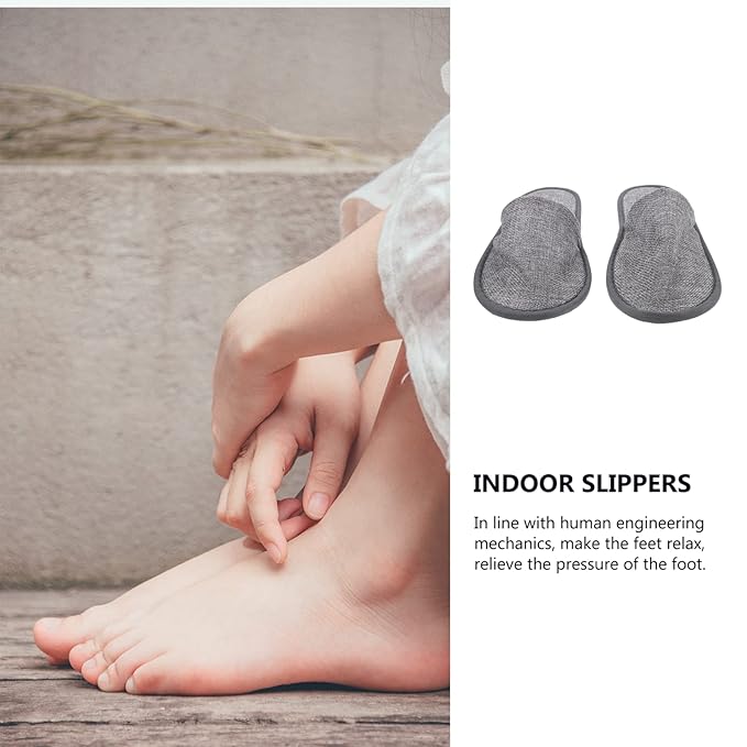 Artibetter Hotel Disposable Slippers 20pcs Travel Cotton Linen Household Pulled Cloth Wedding Slippers
