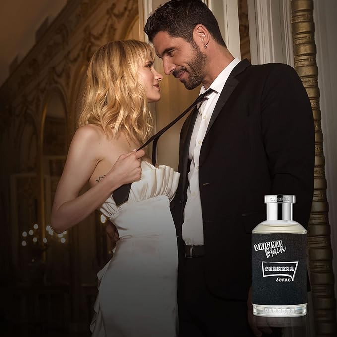 Carrera Jeans UOMO ORIGINAL BLACK Eau de Parfum for Men, 4.22 Fl Oz