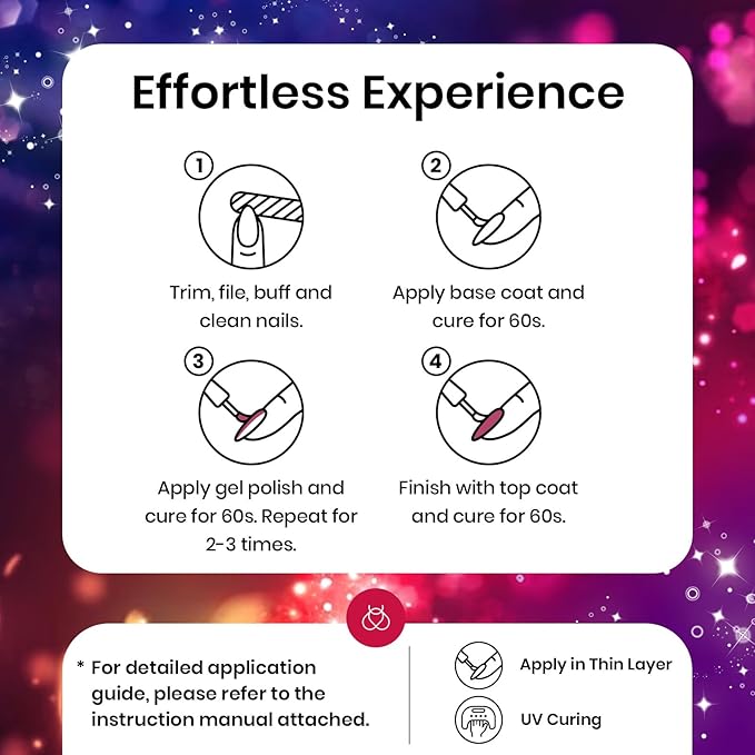 Beetles Pink Gel Nail Polish, Red Purple Nude Blue Glitter 20 Colors Gel Polish Set Romance Rebellion with Base & Top Coat, Soak off Uv LED Cured Nail Art Design Salon Home Gift for Women