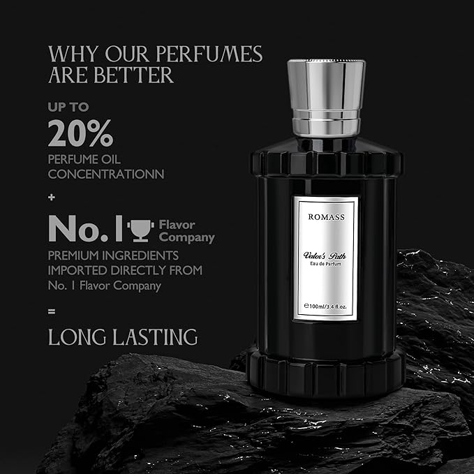 Valor's Path EDP Eau de Parfum for Men & Women – Citrus, Lemon, Fragrance summer scents with Amber & Sandal wood Fragrance– 3.4oz/100ml travel Gift Perfume