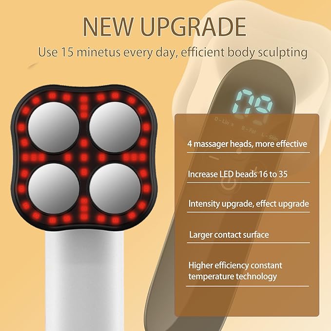 MASIKE Body Machine Upgraded – Professional Handheld Multifunctional Machine for Belly, Waist, Arm, Leg, Butt – Best Gift for Man&Women