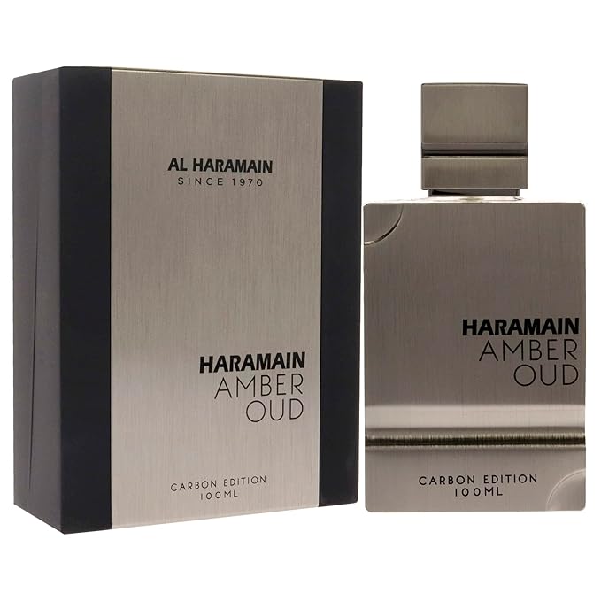 Al Haramain Amber Oud Carbon Edition - Cologne for Men - Long Lasting Perfume for Men - Arabian Perfume - Men's Cologne - Oud Perfume - 3.4 oz