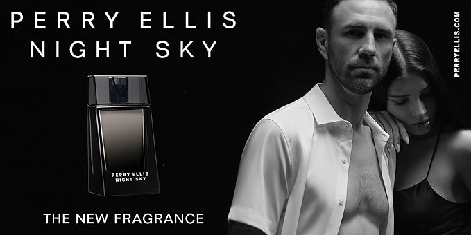 Perry Ellis Night Sky - Men's Cologne - 3.4 fl oz Eau de Toilette - bergamot, anise, pear, fig, geranium, lavender, fir balsam, vanilla, vetiver, sandalwood