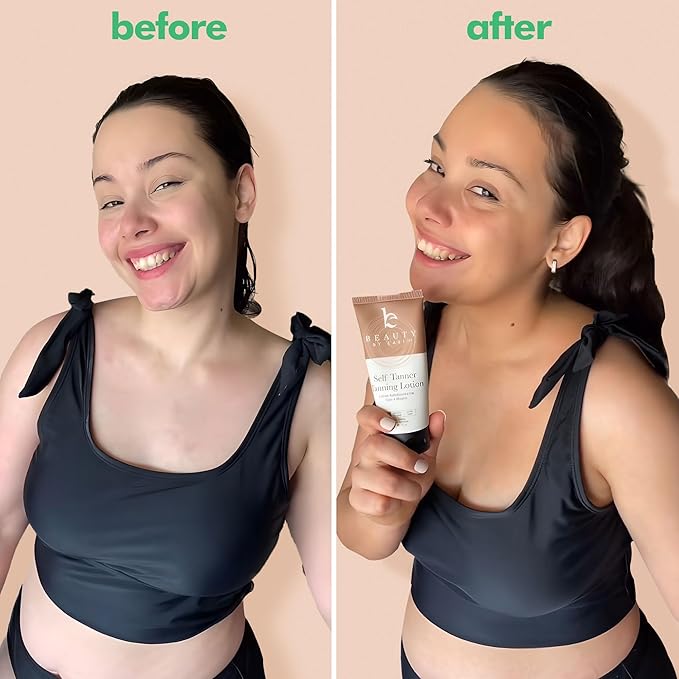 Self Tanning Lotion - Travel Size Tanner for Sunless Tan with Organic & Natural Ingredients