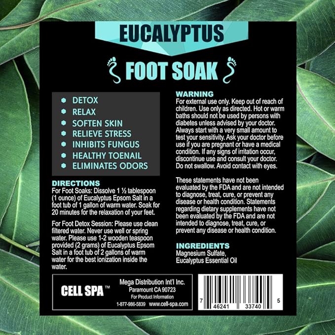 2 Pack CS-900 Twice Powerful 6.5" x 5.5" Ion Detox Foot Bath Arrays Coil Stainless Steel Aqua Ionic Cleanse Array Compatible With Most 1/4" Plug Type Detox Machines (EUCALYPTUS)