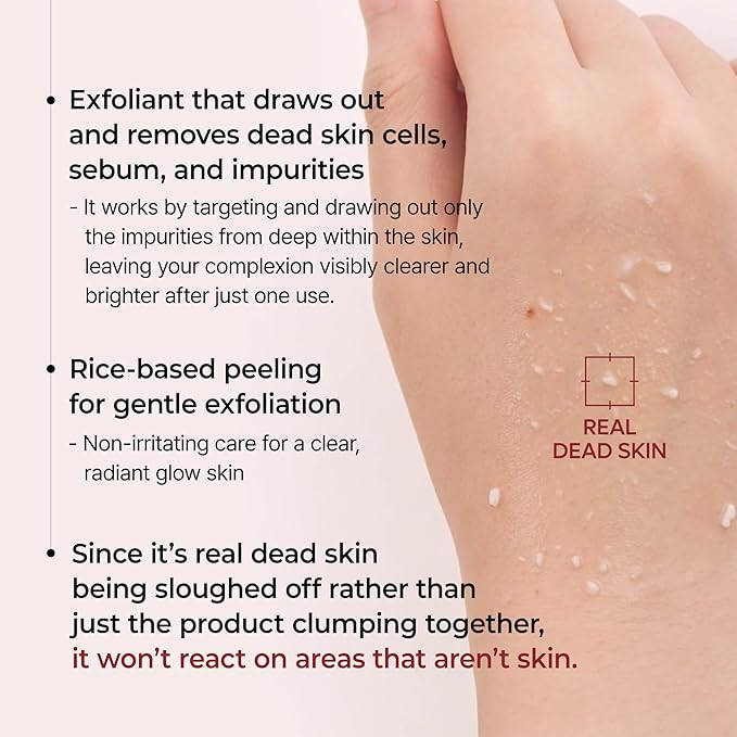 Peel Shot Glow White Rice Peeling Ampoule, Soft Exfoliating Face and Body Scrub Dead Skin Cells Remover for All Skin Types korean skin care 80ml