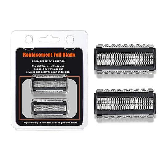 2 Pack Replacement Foil Blade Compatible with MANSCAPED The Lawn Mower 5.0 Ultra Hair Trimmer