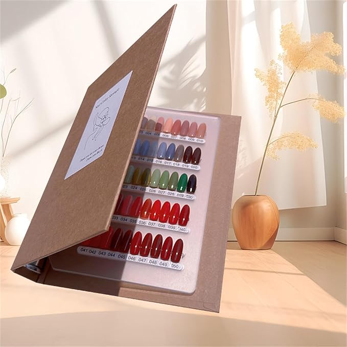 Acycoin2A 357 Extra Large Press on Organizer Nail Storage and Display Binder Book Loose-Leaf Nail Color Sample Exhibition Album with Nail Tape and Nail Tips