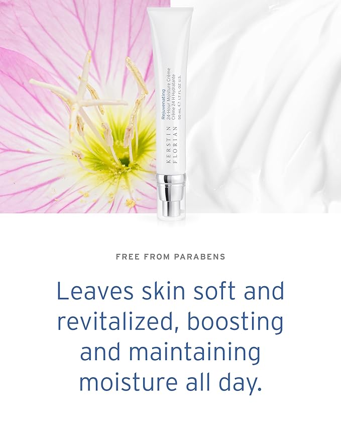 Kerstin Florian 24 Hour Moisture Creme | Anti Aging Face Moisturizer with Antioxidants & Vitamin E | Reparative Anti Wrinkle Cream to Smooth Fine Lines (1.7 fl oz)