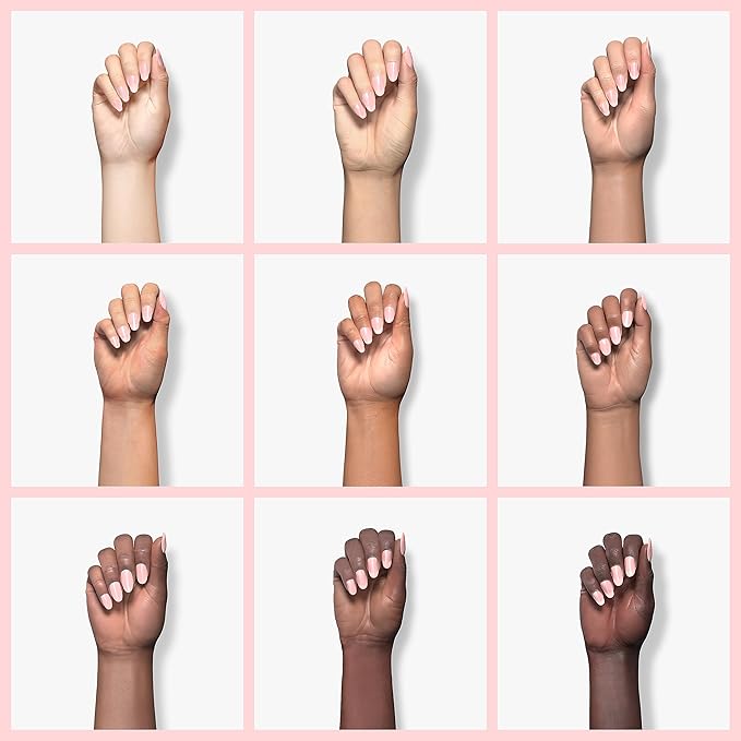 Dazzle Dry Nail Lacquer (Step 3) - Livin' La Vida Yoga - A soft and pale creamy pink with a hint of diamond dusted shimmer. Semi-sheer cream. (0.5 fl oz)