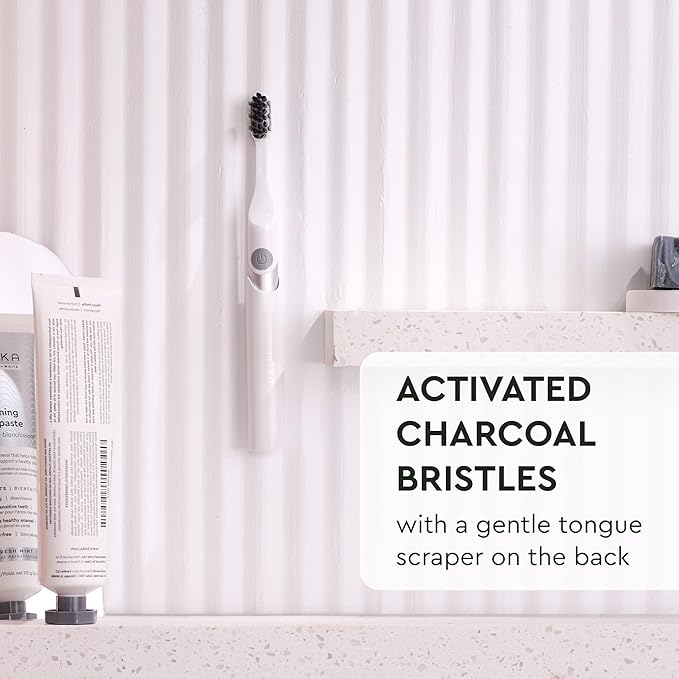 Boka Sonic Electric Toothbrush for Adults 2 pk - 24000 VPM w/Standard & Sensitive Modes - Waterproof & Up to 120 Battery Life w/Travel Cover & Mirror Mount - Automatic Smart Timer, Non-Slip Handle