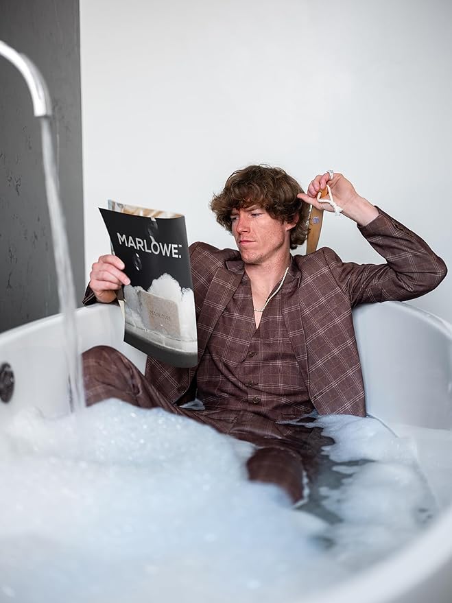 x Danny Duncan No. 069 Butt Face Mens Soap, 7 Oz, Double Sided Moisturizing & Body Exfoliator Bar Soap with Pumice & Apricot Seed Powder, Crisp Sea Air, Fresh Sage + Cedarwood Scent