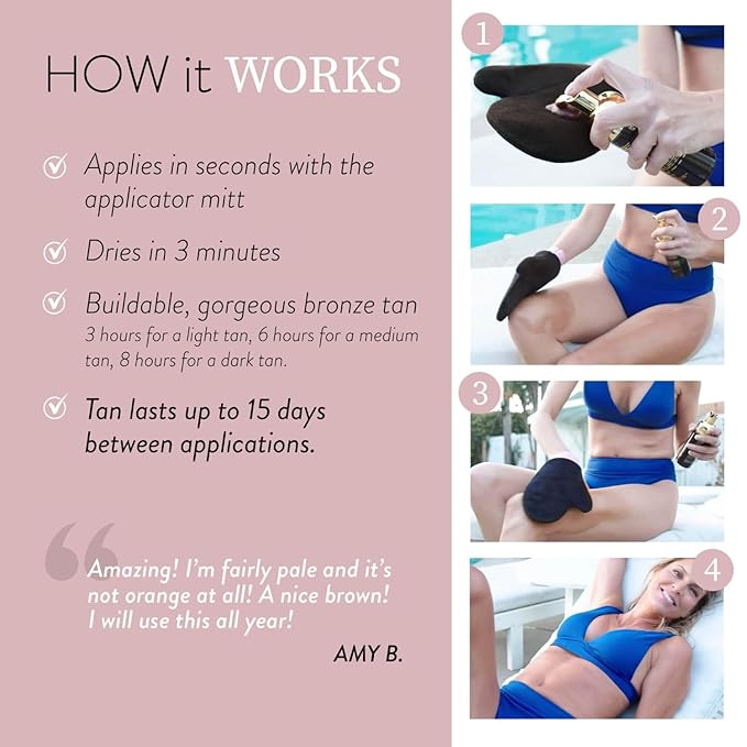 Best Bronze Tinted Self Tanner Mousse – Sunless Tanner Foam for Customizable Self Tan, Light to Dark Fake Tan – Vegan Tanning Mousse for a Bronze Glow – Sunless Tanning Foam (5.07 Fl Oz)
