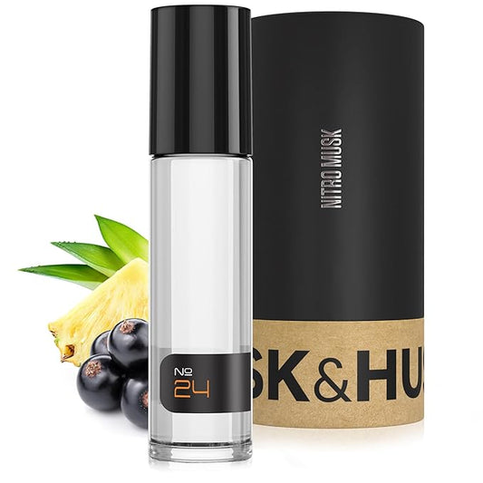 Creed Aventus for Men Premium Impression | No. 24 | Superior Ingredients & Note Formula | Men's Cologne Oil | Masterfully Blended in U.S.A. by Musk & Hustle