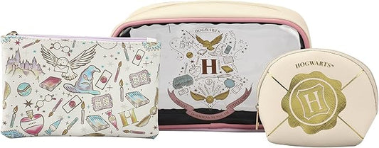 Harry Potter Hogwarts Crest 3-Piece Travel Toiletry Set