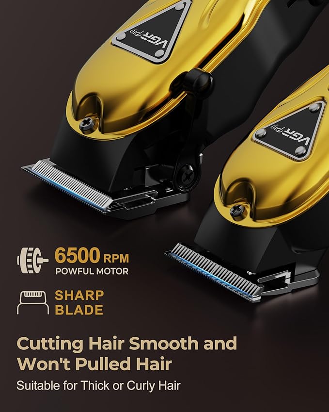 Hair Clippers for Men Professional, Cordless Clipper and Trimmer Set, Clippers for Hair Cutting Kit with Long Battery Life, Electric Hair Trimmer for Family Barber Kids Use