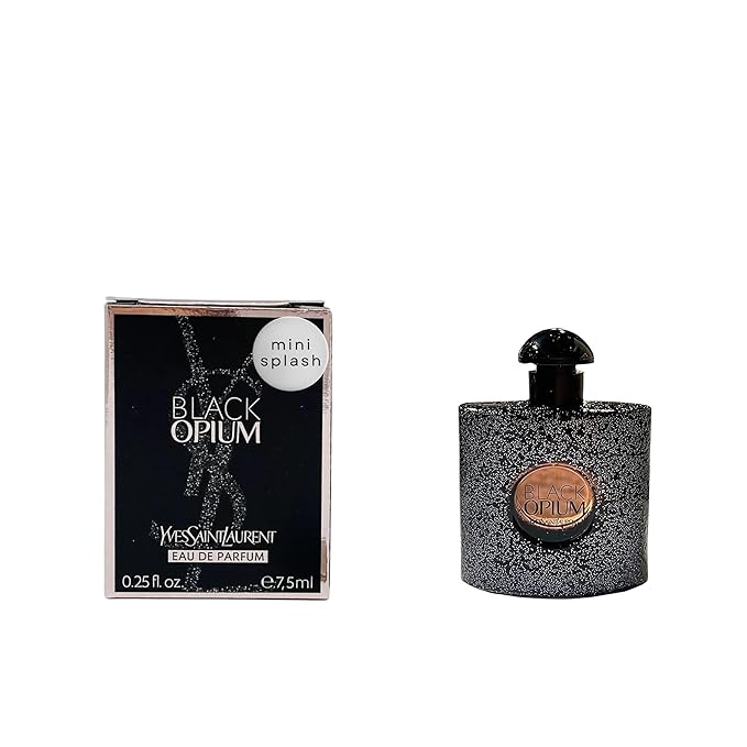 Yves Saint Laurent Black Opium Perfume for Women Mini EDP Splash 0.25 Ounce