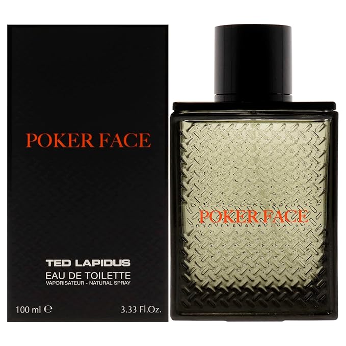 Ted Lapidus Poker Face EDT Spray Men 3.4 oz