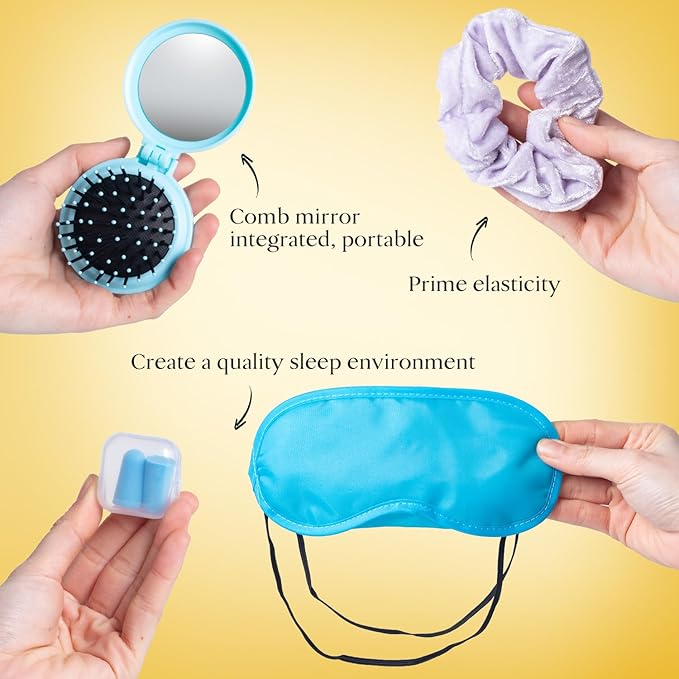 Mother's Day Gifts Travel Shower Set with Tote Bag for women Teen Girls Beach Bag Spa Kit Body Care Kit, Birthday gifts for teenage Spa Gift Gym Vacation