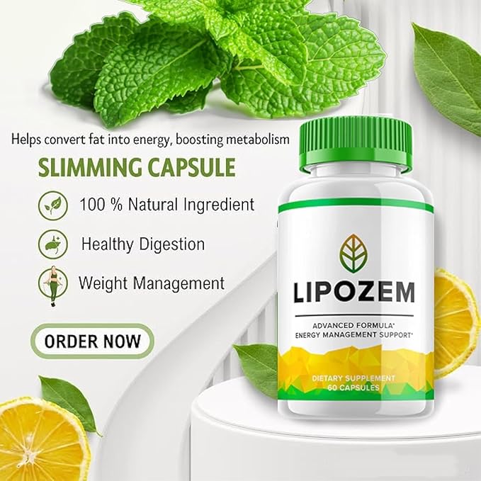 Lipo-zem Capsules - Lipo-zem Advanced Formula Supplement - Lypo-zem Natural Ingredients Reviews - 60 Capsules (XX)