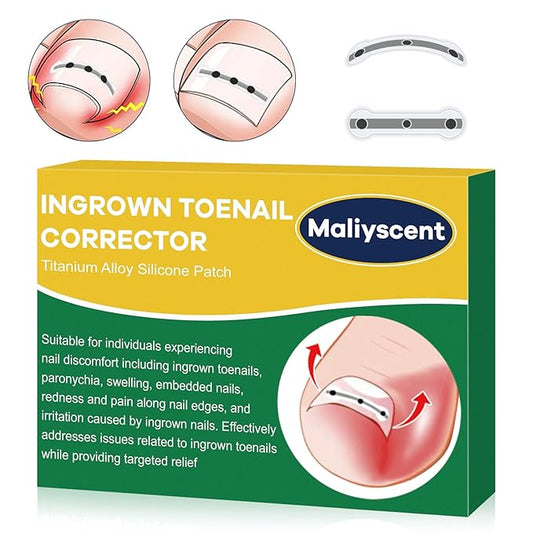 Titanium Alloy Ingrown Toenail Treatment New Version Ingrown Toenail Removal Tool Kit, Designed for Curved Nail Repair Big Toe Ingrown Toenail Corrector