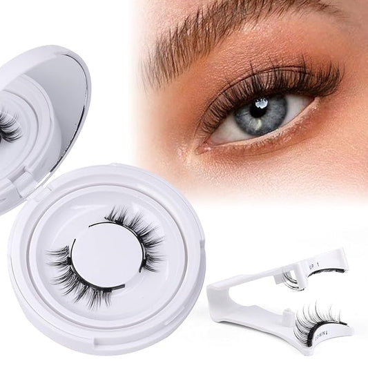 Magnetic Eyelashes with Applicator Reusable Natural Look Magnetic Eyelashes without Eyeliner No Glue Needed Lashes with Magnets Cat Eye False Eyelashes by Lanflower