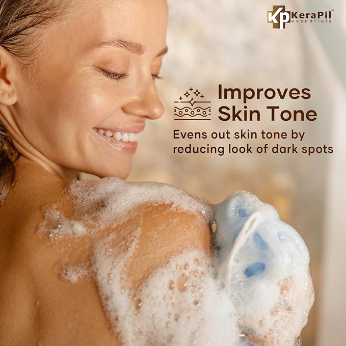 Exfoliating Body Wash with Salicylic Acid - No Dry Out, Gentle Exfoliates Rough and Bumpy Skin, Body Acne Wash, BHA & AHA - Coconut and Vanilla Salicylic Acid Body Wash - (16 fl oz x 2)