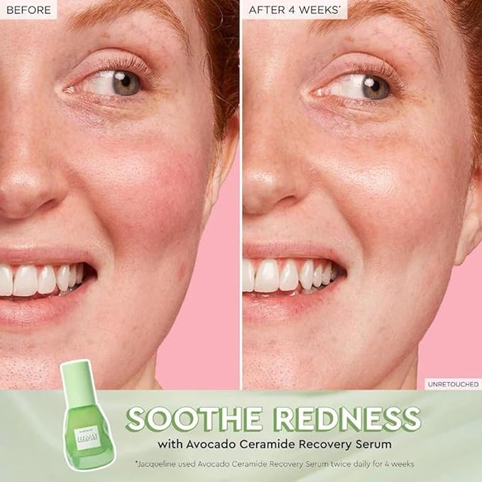 Glow Recipe Soothe, Glow & Bright Gift Set - Dew Drops Hydrating Niacinamide Serum + Avocado Ceramide Barrier Repair + Guava Dark Spot Vitamin C Serum - Korean Skincare Travel Kit (3 Count)