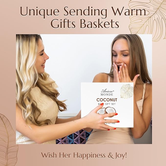 Birthday Gift Box for Women, Spa Tumbler Gifts Get For Her, Spa Gift Basket Care Package of Coffee Mug, Bubble Bath, Hand Cream, Bath Oil, Bath Salt,Shower Steamer, Unique Thank You Gifts