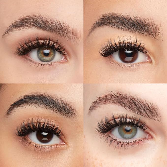 Pro Lash Professionally Styled - Soft and Comfortable Eyelash | Natural Look Eyelashes with ProLock Adhesive System - Lasts up to 10 Days | 3 Sets - Mega Volume No. 3