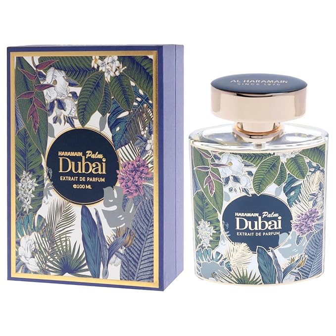 Al Haramain Amber Oud - Palm Dubai for Unisex - Arabian Perfume for Women and Men - Long Lasting Woody Fragrance - Arabic Cologne - Extrait De Parfum - 3.33 oz EDP Spray