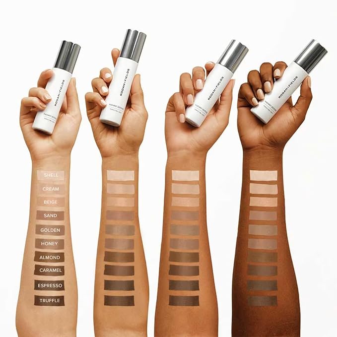 Rodan and Fields Radiant Defense Perfecting Liquid SPF 30 - Shell | 50 mL | 4-in-1 Makeup & Skin Care Beauty Solution | Sunscreen | Face Moisturizer | Light Skincare Foundation | Sunscreen for Face