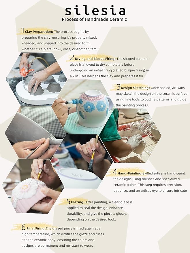 Handmade Home Desktop Storage Cups, Ceramic Hand-Painted Makeup Brush Holder Organizer, Pen Holder, Toothbrush and Toothpaste Holders, Small Plant Pots Indoor with Drainage, Glazed Pink