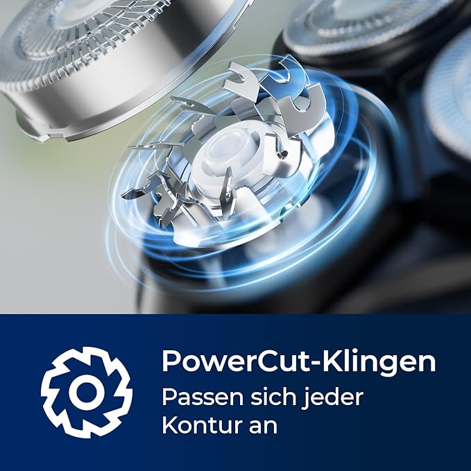 Cordless Electric Razor for Men: 3-in-1 Shaver for Beard/Nose/Sideburns - IPX7 Waterproof Travel Kit - Turbo Speed & Precision Blades