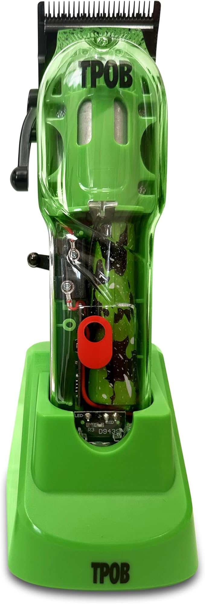 TPOB Slime 2 Professional Hair Clippers Collection (Green with Splatts and XO Blade)