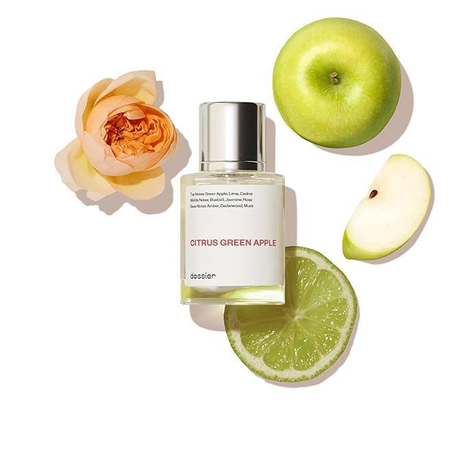 Dossier - Citrus Green Apple - Eau de Parfum - Inspired by D'Gabbana's Light Blue - Perfume Luxury - Pure Infused - For Women - Fragrance 1.7 oz (Spray 50ml)