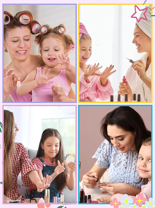 130 Pieces Press on Nails for Kids, EBANKU 5 Pack Kid Fake Nail Kit Old Cute Clouds Flower Heart Star Press on Nails for girls 8-12 Years with Jelly Nail Adhesives & Nail Builder Glue