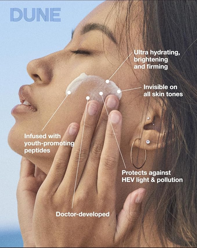 The Mineral Melt - Clear Mineral Sunscreen For Face - Broad Spectrum SPF 30 Sunblock. Clinically-proven Anti-Aging, Sun Protector Hydrating, Skin-Brightenings, Fragrance Free (1.7 Fl Oz)