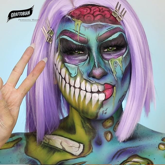 Graftobian Makeup ProPaint Face & Body Paint - Face Painting Set 5oz - Halloween Makeup - Costume Makeup for Adults - Body Paints for Adults - Face Paint Makeup - Skin Paint - Makeup Paint