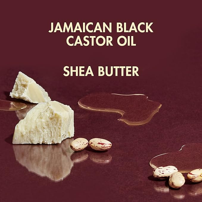 Shea Moisture Jamaican Black Castor Oil Curly Hair Set with Shea Butter - Strengthening Shampoo, Conditioner, and Growth Treatment for Healthy Hair (24 Fl Oz Each)