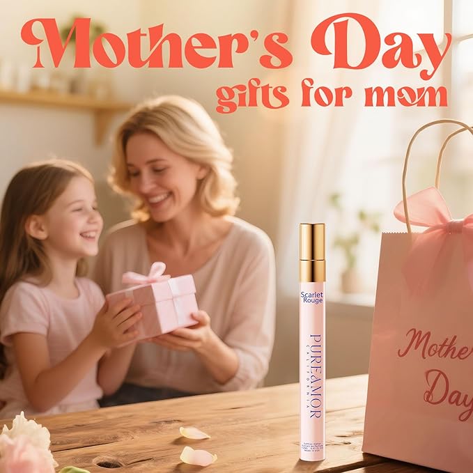 Pheromones Perfumes for Women, Saffron Amber Perfume, Long Lasting Eau De Parfum Cologne, Enhanced Scents Pheromone Cologne for Men&Women, 0.41 fl. Travel Size Perfumes Spray (Scarlet Rouge)