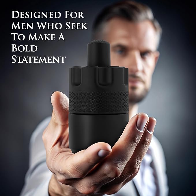 URBAN COLLECTION Azura Noir Intense Eau De Parfum for Men 3.4 fl oz – Cardamom & Earthy Notes – Bourbon Vanilla Base – Long Lasting – Elegant 100ml Bottle – Free of Paraben, Vegan & Cruelty-Free