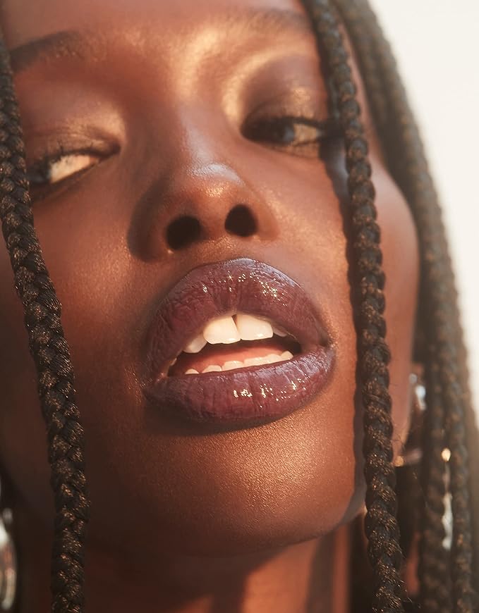 RÓEN Natural Kiss My Liquid Lip Balm | Vegan, Cruelty-Free, Clean Makeup (Scout - Deep Berry)