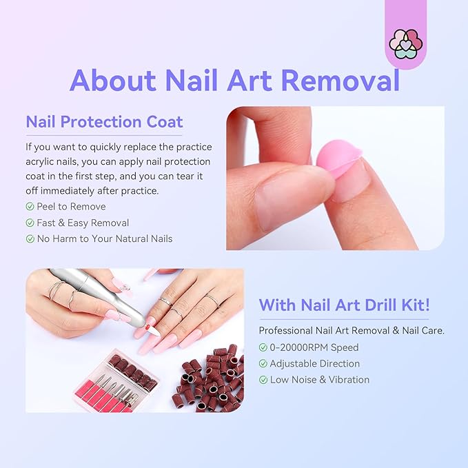 SAVILAND Professional Acrylic Nail Kit with Drill: Beginner's Starter Set with Essential Oil Nail Primer Dehydrator