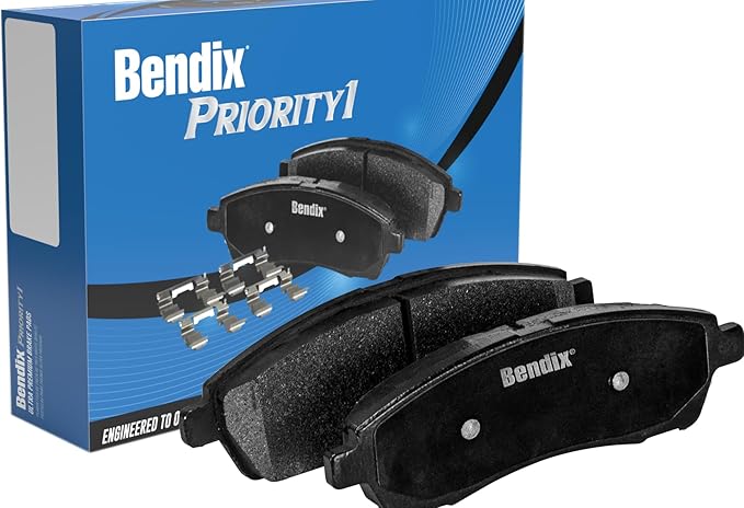 Bendix Priority1 CFC1325 Ceramic Rear Brake Pads for Toyota Highlander 2013-2008