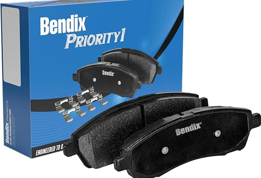 Bendix Priority1 CFC1325 Ceramic Rear Brake Pads for Toyota Highlander 2013-2008