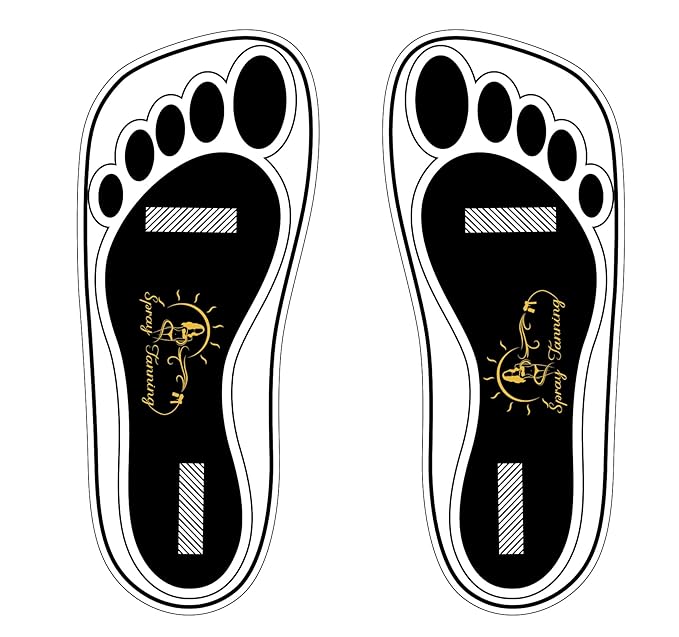 120Pairs(240Feets) Disposable Stick Spray Tanning Feet Pads Perfect for preventing spray tan solution,Deluxe & Hygienic Spray Tan Feet Pads-Ideal for Salons and Spas or Home,Easy to Apply