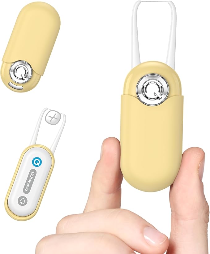 C1S Reusable Flosser Set, Auto-Restringing Flosser with Replaceable Floss Capsule, Multi-Hygiene, Portable Travel Floss, Recyclable Zero Waste, Unflavored(Sand Yellow)