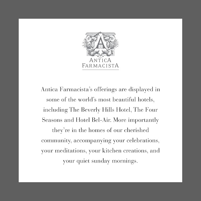 Antica Farmacista Orange Blossom Lilac & Jasmine Bubble Bath, 16 Fl Oz